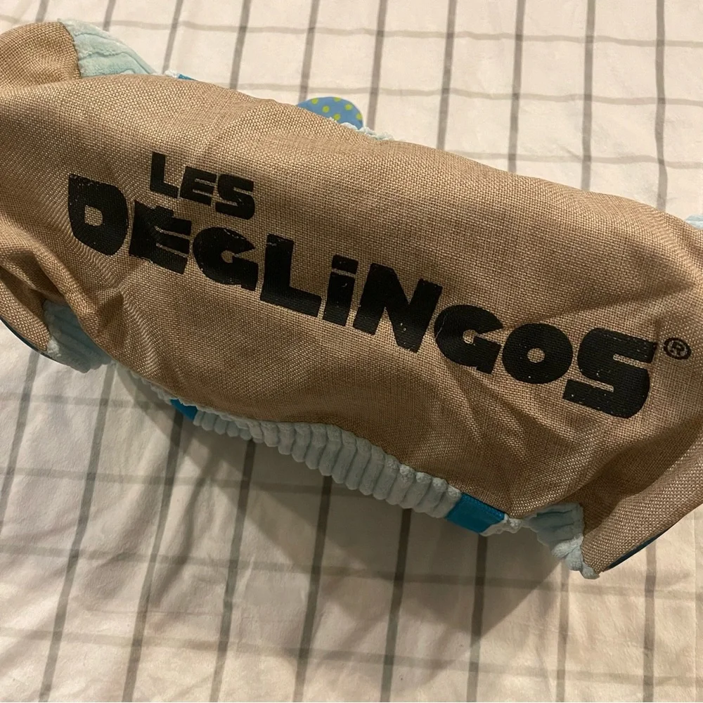 Les Deglingos blue puppy weekend bag‎